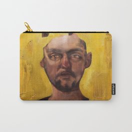Caravan Carry-All Pouch | Eyes, Oil, Painting, Art, Vibrant, Face, Drawing, Yellow, Draw, Surrealism 