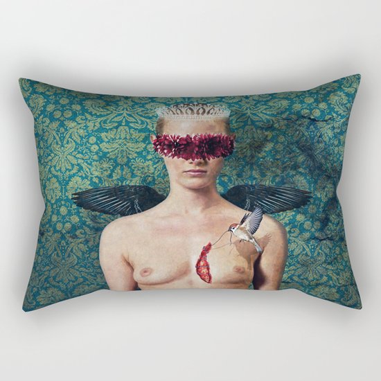 stitching wounds Rectangular Pillow