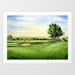 Carnoustie Golf Course Scotland 13th Green Art Print