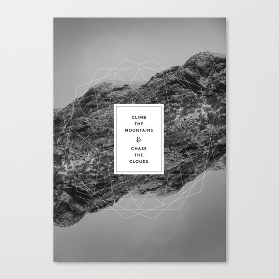 Climb The Mountains Canvas Print