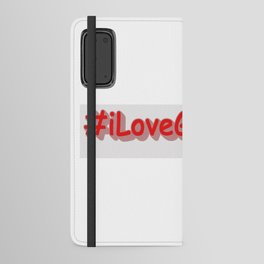 "#iLoveGermany" Cute Design. Buy Now Android Wallet Case