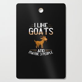 Baby Goat Cute Farmer Mountain Goats Cutting Board