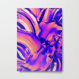HUNT ME DOWN Metal Print | Digital, Watercolor, Oil, Texture, Psychedelic, Fluid, Holographic, Color, Glitch, Marble 