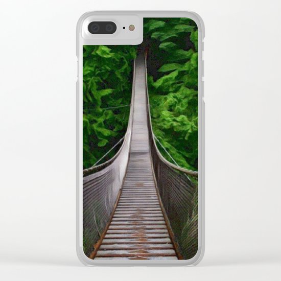 A Bridge to Adventure Clear iPhone Case
