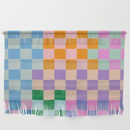 Checkerboard Collage Wall Hanging
