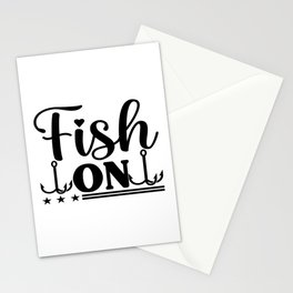 Fish On Stationery Card