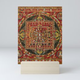 Tantric Buddhist Mandala Vairochana Sarvavid Mini Art Print