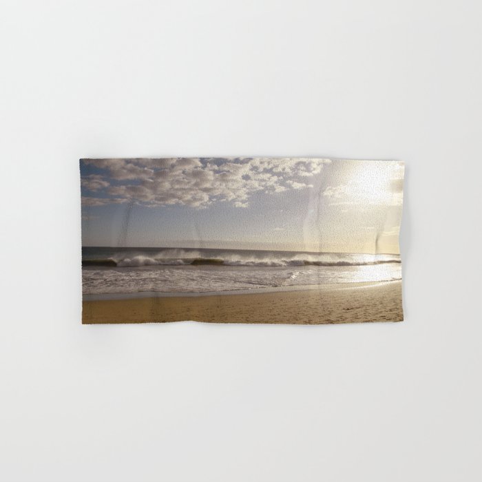 Atlantic Ocean Sunset #1 #wall #art #society6 Hand & Bath Towel