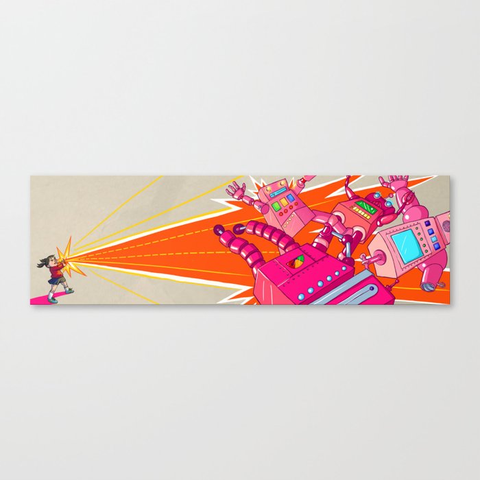 Yoshimi Battles the Pink Robots Canvas Print