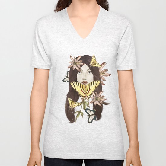 Whispers From A Secret Garden Unisex V-Neck