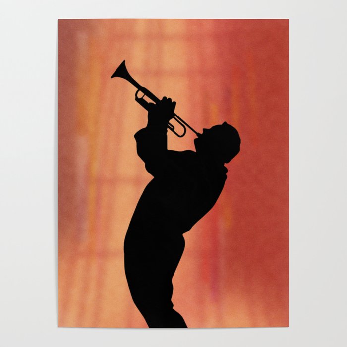 Trumpet player Poster
