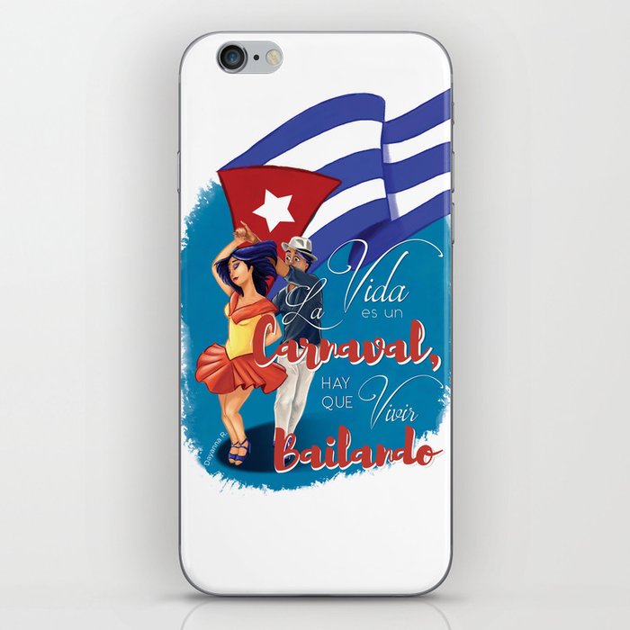 Cuban Carnaval Dancing iPhone Skin