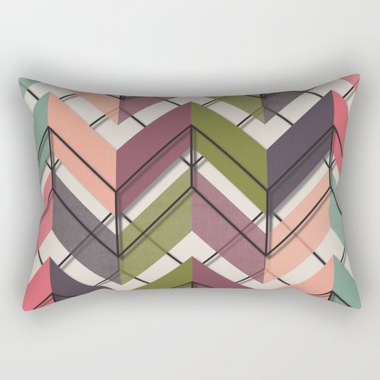 Fill & Stroke V Rectangular Pillow