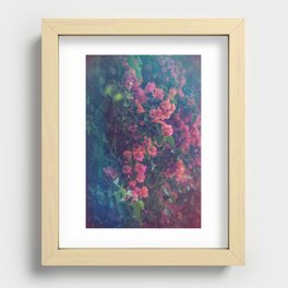 Flower Falls. Recessed Framed Print