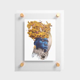 Blue Man Floating Acrylic Print