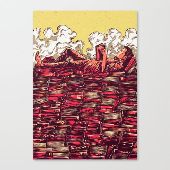 The Book Lover Canvas Print