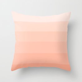 Soft Pastel Peach Hues - Color Therapy Throw Pillow
