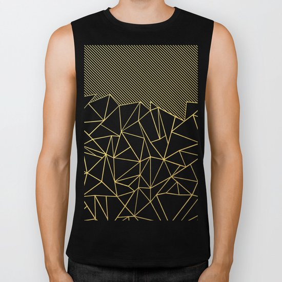 Ab Lines 45 Gold Biker Tank