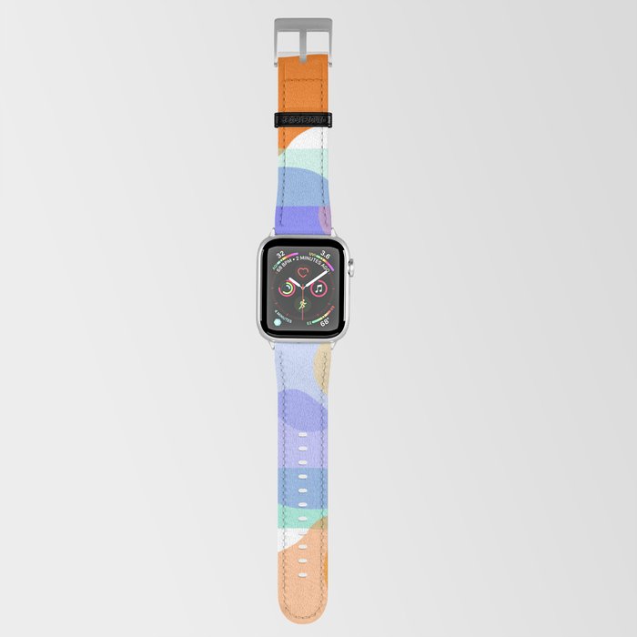 Spring summer vibrant colours abstract shapes Apple Watch Band