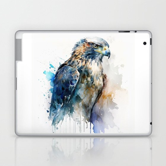 Seahawk Watercolor Laptop & iPad Skin