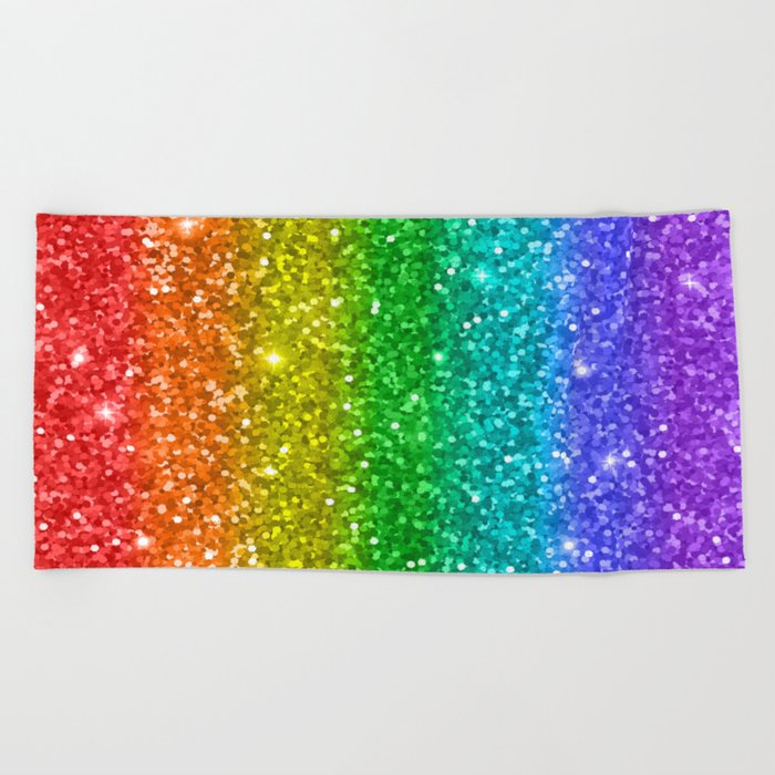 Rainbow 1 Beach Towel