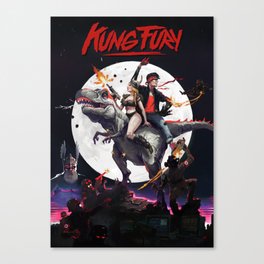 Kung Fury - fan poster Canvas Print