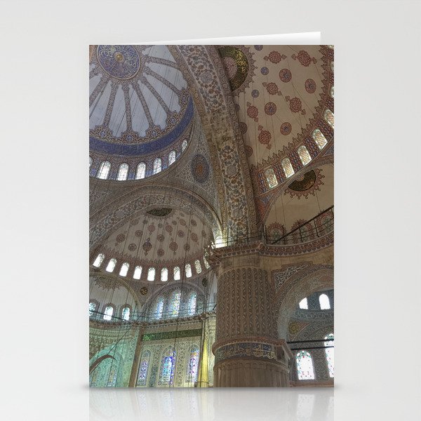 Intricate interior of the Hagia Sophia, Istanbul photography series, no. 14 Stationery Cards