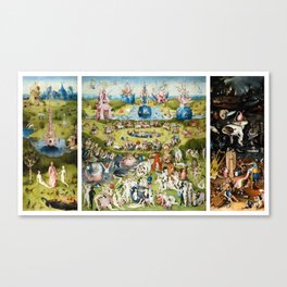 The Garden of Earthly Delights by Hieronymus Bosch Canvas Print