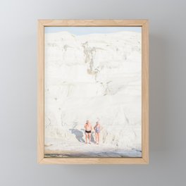 Milos Couple Framed Mini Art Print
