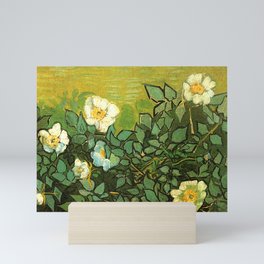 Wild Roses_Vincent van Gogh  Dutch post-impressionist painter (1853–1890) Mini Art Print