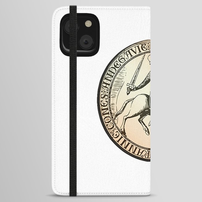 King John's Seal. iPhone Wallet Case