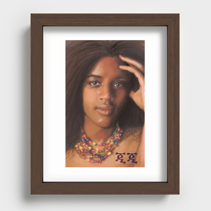 GIGI ETHIOPIA Recessed Framed Print