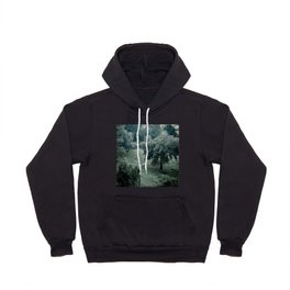 Forest landscape with goat Hoody