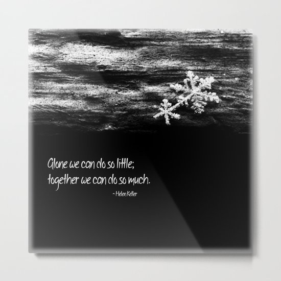 together Metal Print