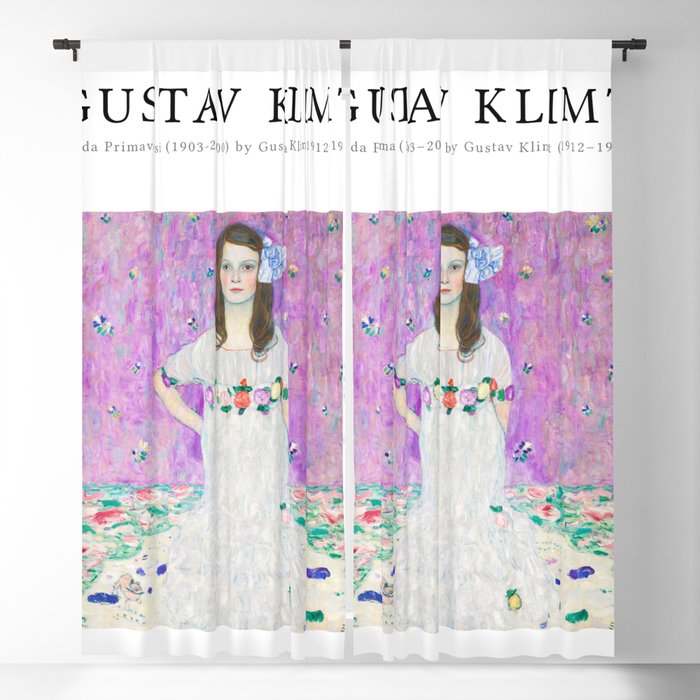 Gustav Klimt Mada Primavesi Blackout Curtain