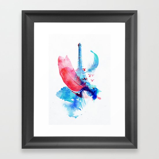 Pigeons of Paris Framed Art Print