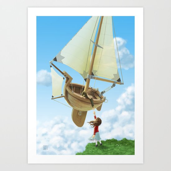 Loves Reach Art Print