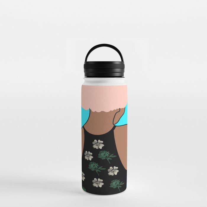 Woman At The Meadow 38 Water Bottle