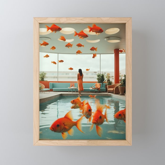 The Hotel Framed Mini Art Print