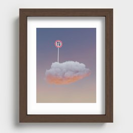 to the Moon & Back Recessed Framed Print
