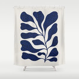 Blue Plant #2 Shower Curtain