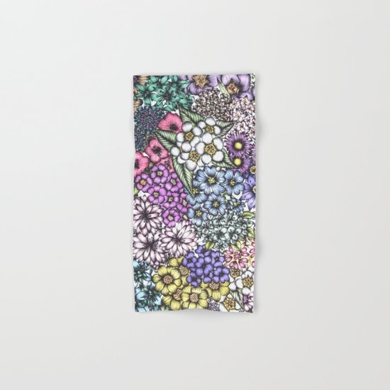 A Bevy of Blossoms Hand & Bath Towel