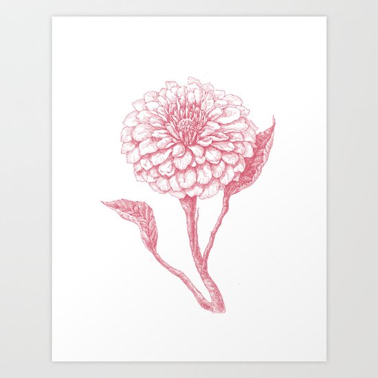 Pink Flower Art Print