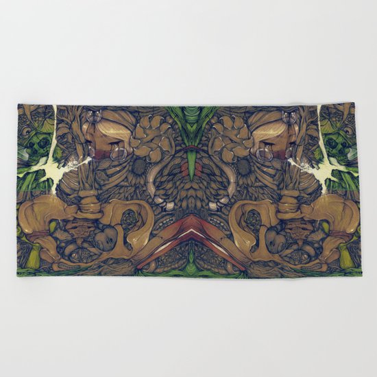 Under Beauty 2 Beach Towel