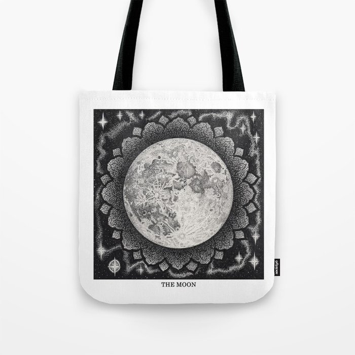 Snow Moon Tote Bag