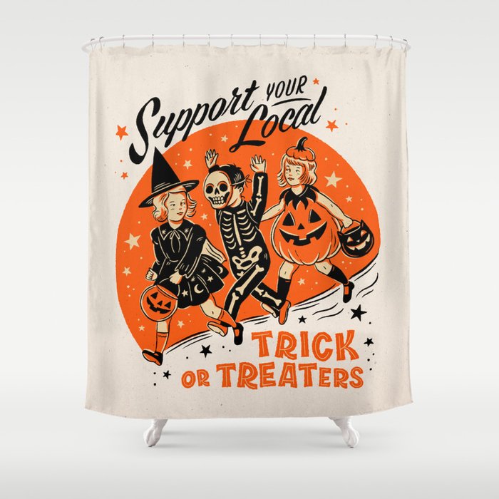 Trick or Treat Shower Curtain
