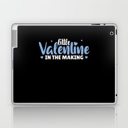 Little Valentine In The Making Gender Reveal Boy Laptop Skin