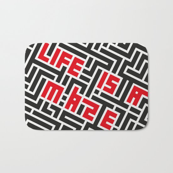 Maze Bath Mat