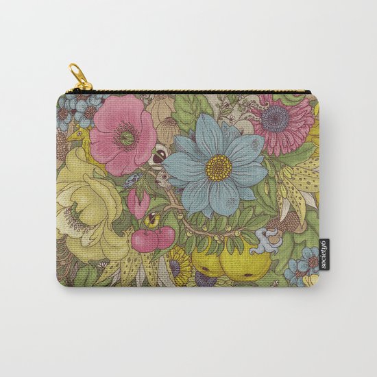 the wild side - spring tones Carry-All Pouch