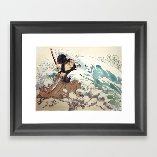 Tsunami Framed Art Print